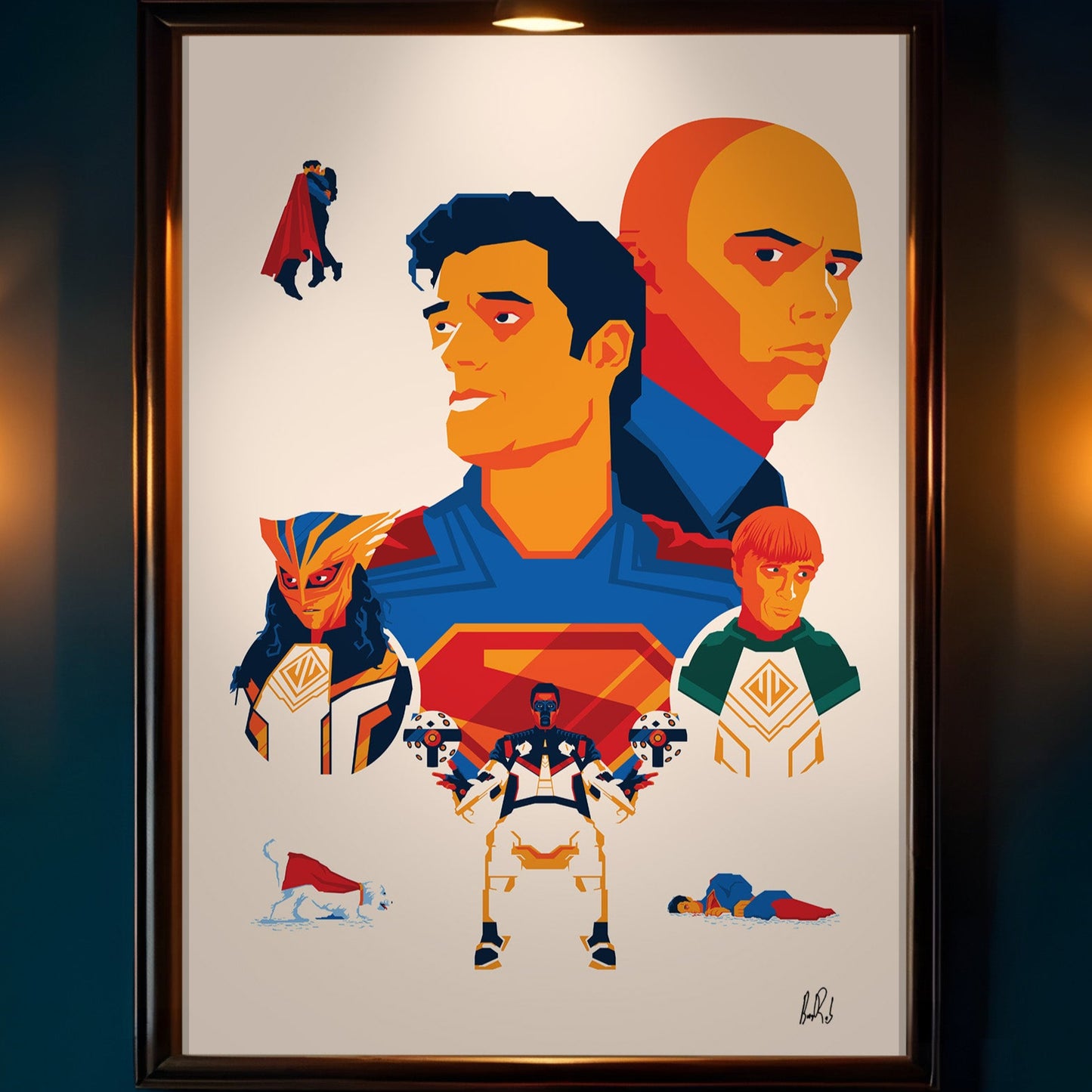 Superman 2025 Signed Art Print