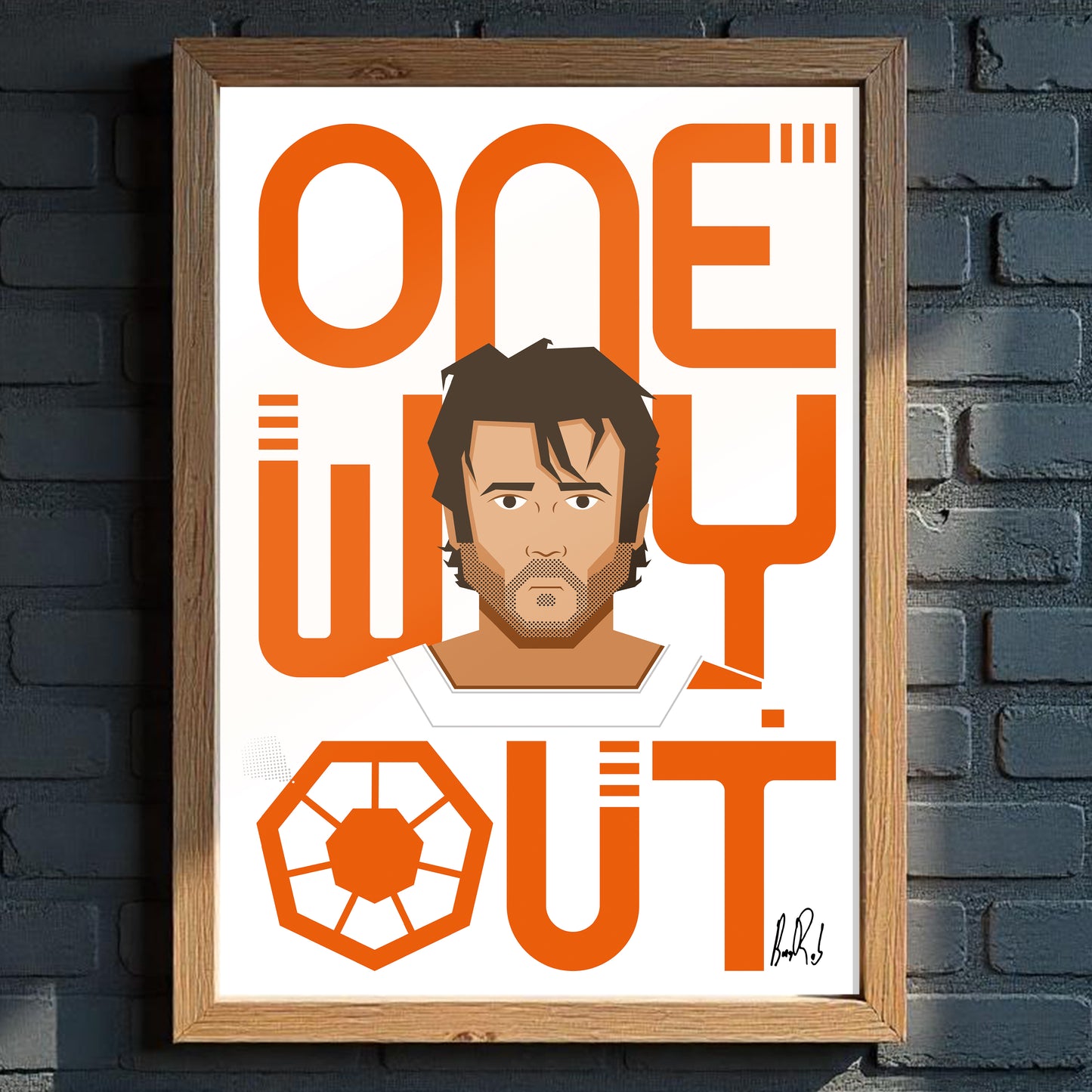One Way Out Signed Art Print