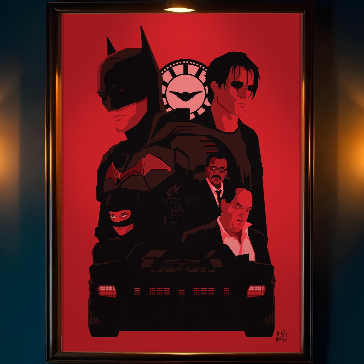 The Batman Signed Art Print