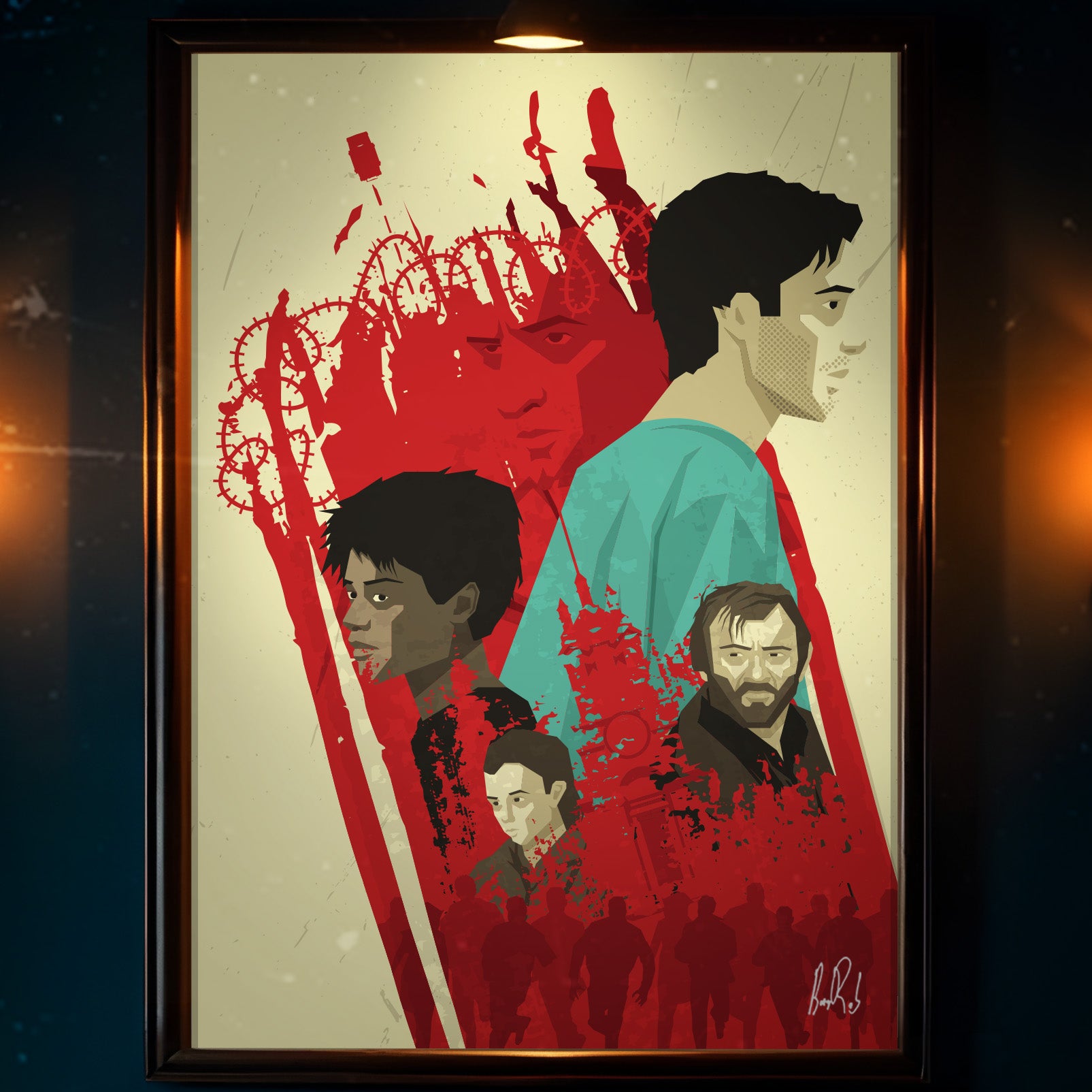 28 Days Signed Art Print