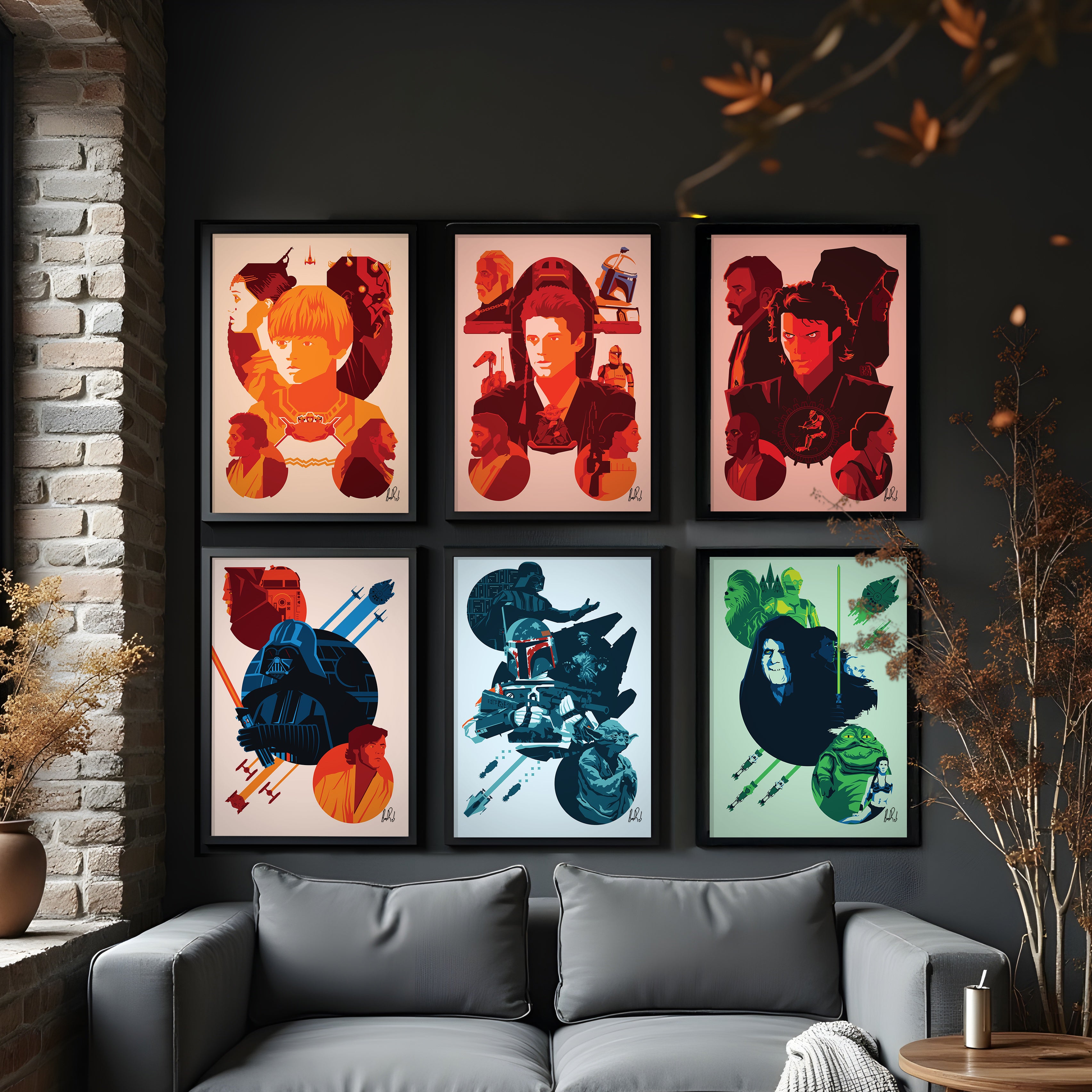 Star Wars Saga Signed Art Prints