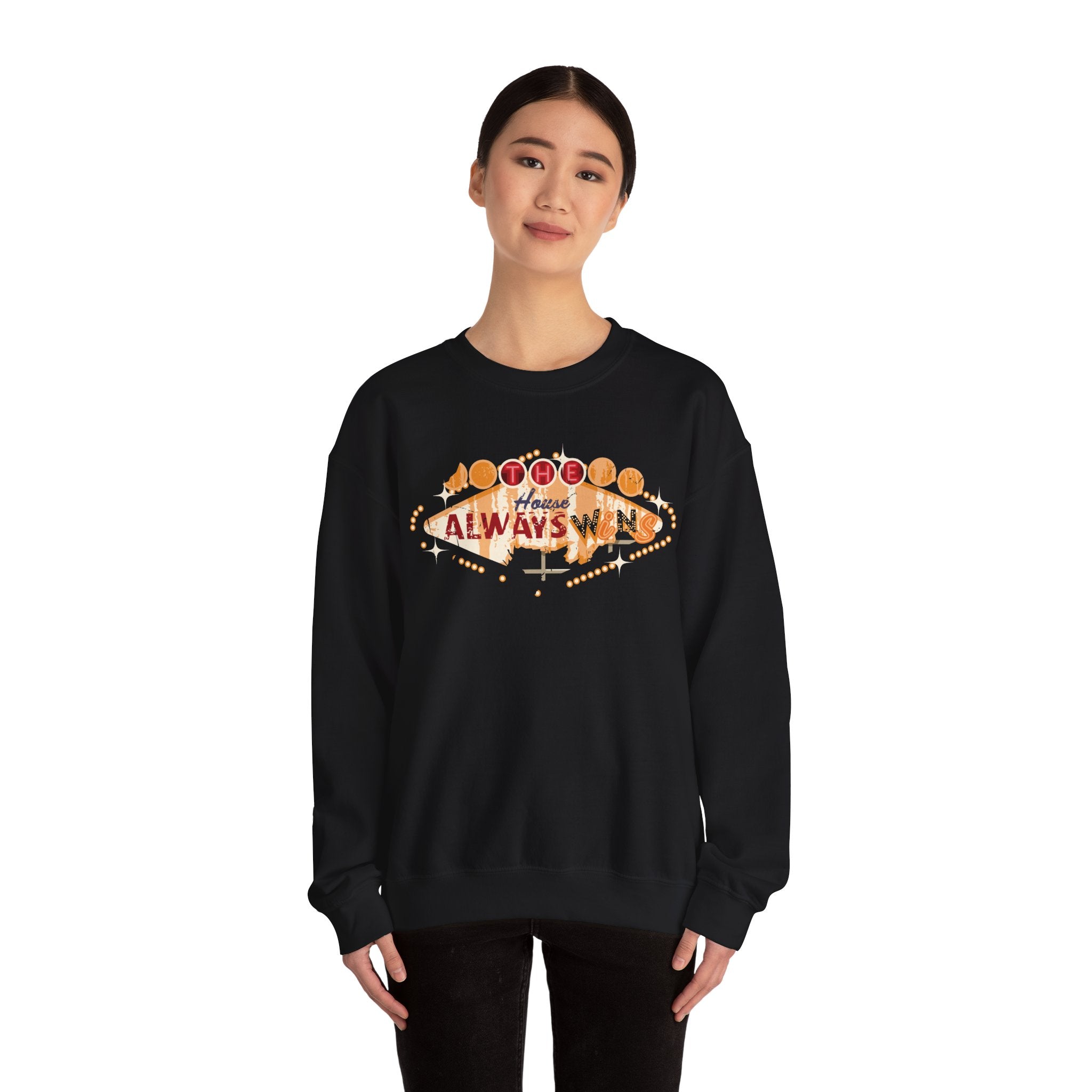 "The House Always Wins" Unisex Crewneck Sweatshirt