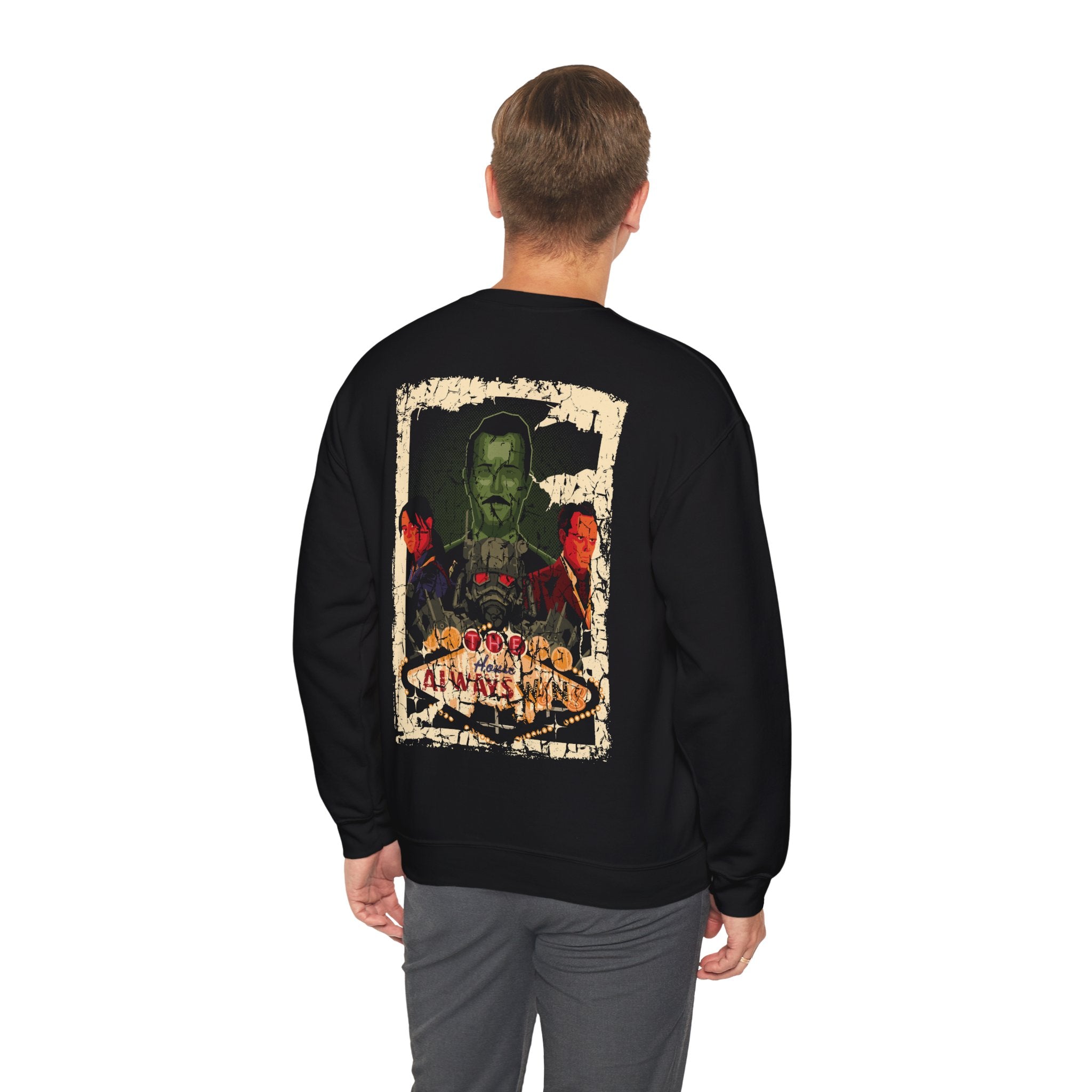 "The House Always Wins" Unisex Crewneck Sweatshirt