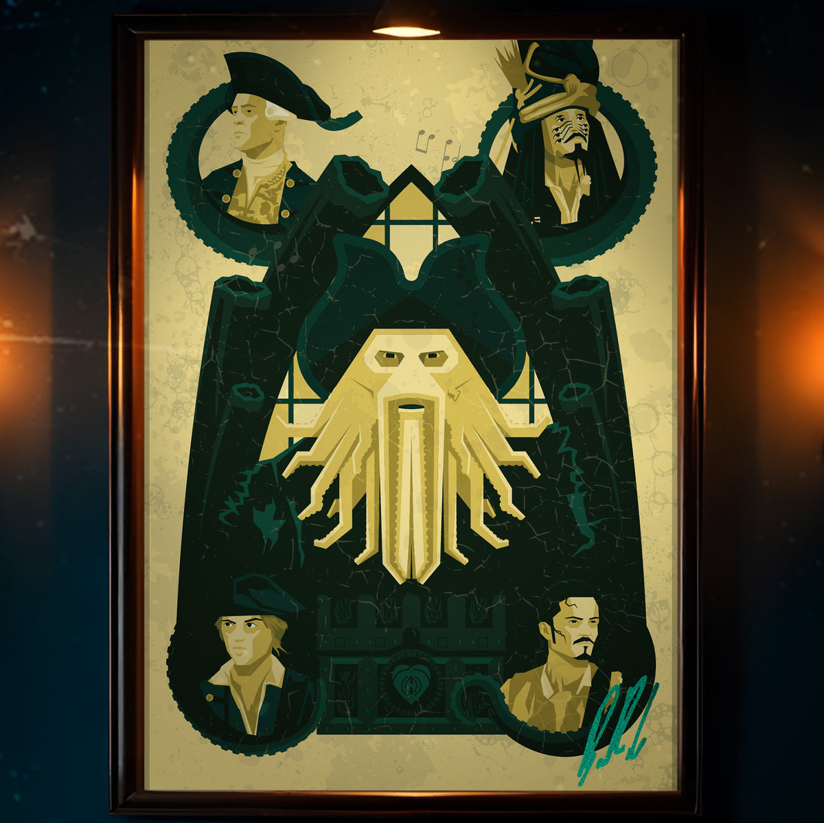 I Am the Sea Signed Art Print