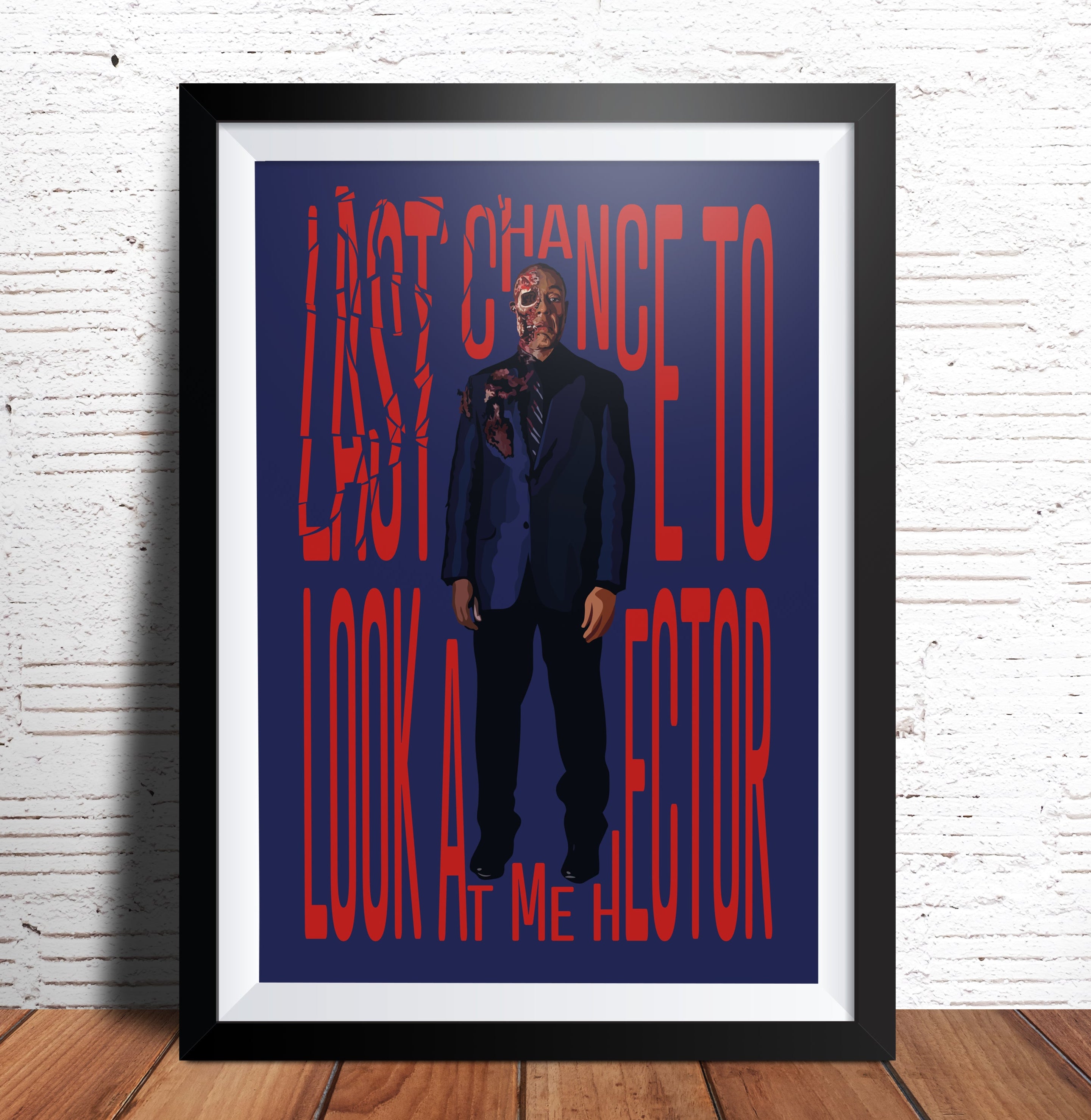 "Face Off" Art Print