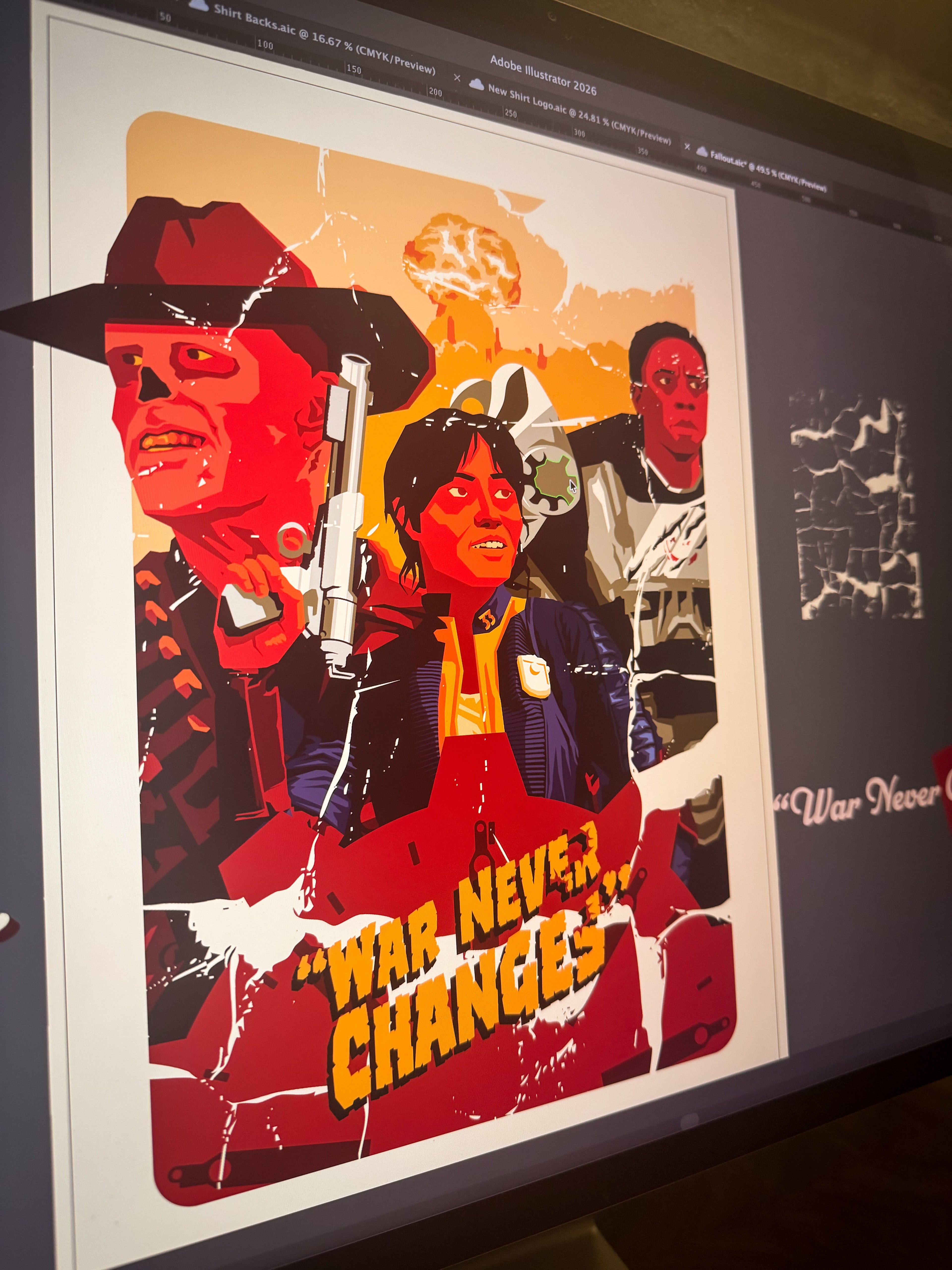 War Never Changes Signed Art Print