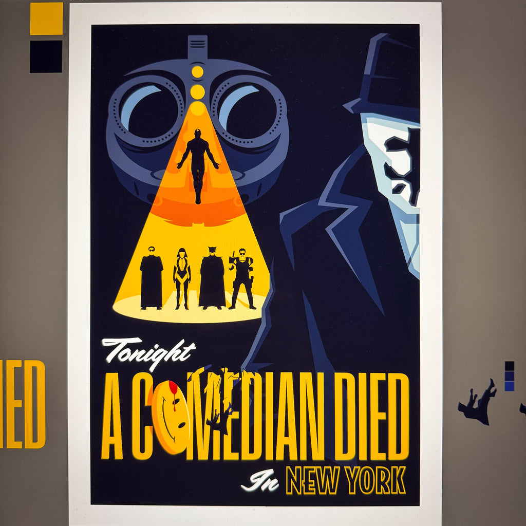 Tonight A Comedian Died Signed Art Print