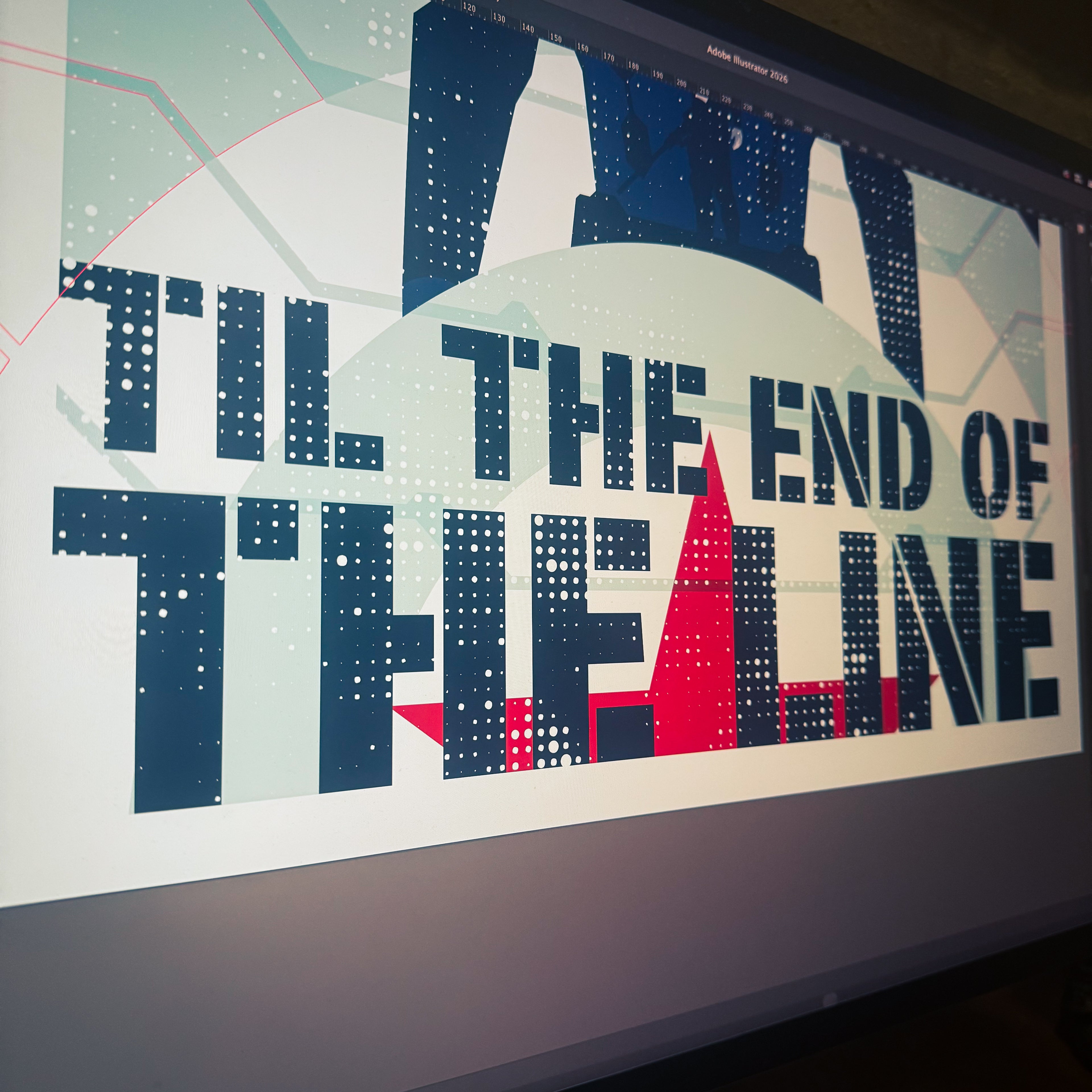 Til The End of the Line Signed Art Print