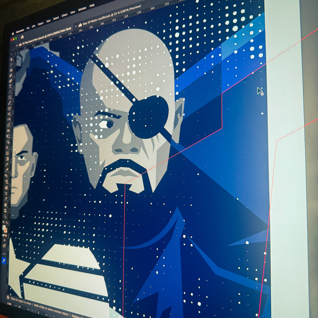 Til The End of the Line Signed Art Print