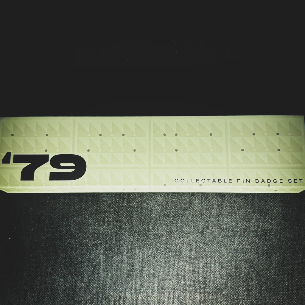 "79" Collectable Pin Badge Set