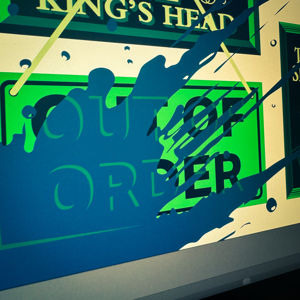 Out of Order Signed Art Print