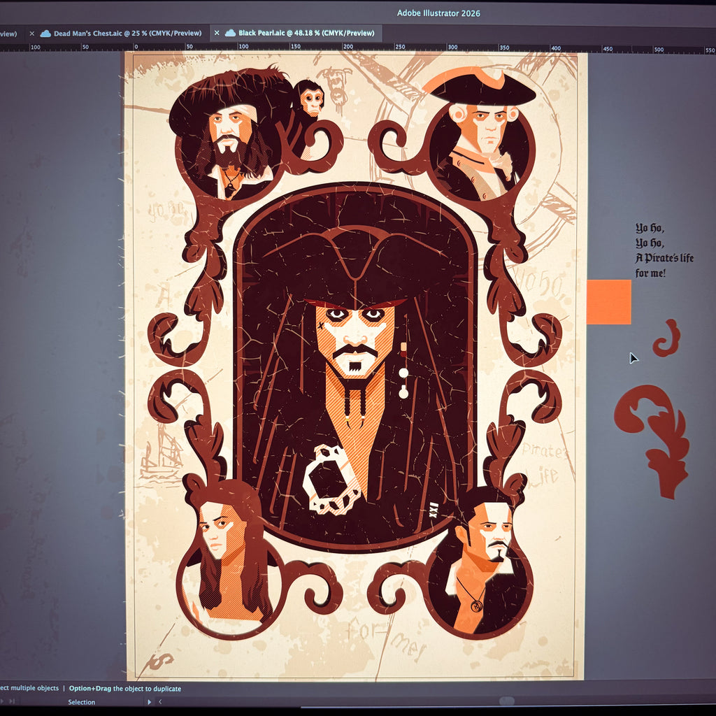 A Pirate's Life for Me Signed Art Print
