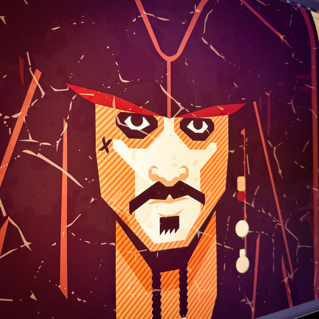 A Pirate's Life for Me Signed Art Print