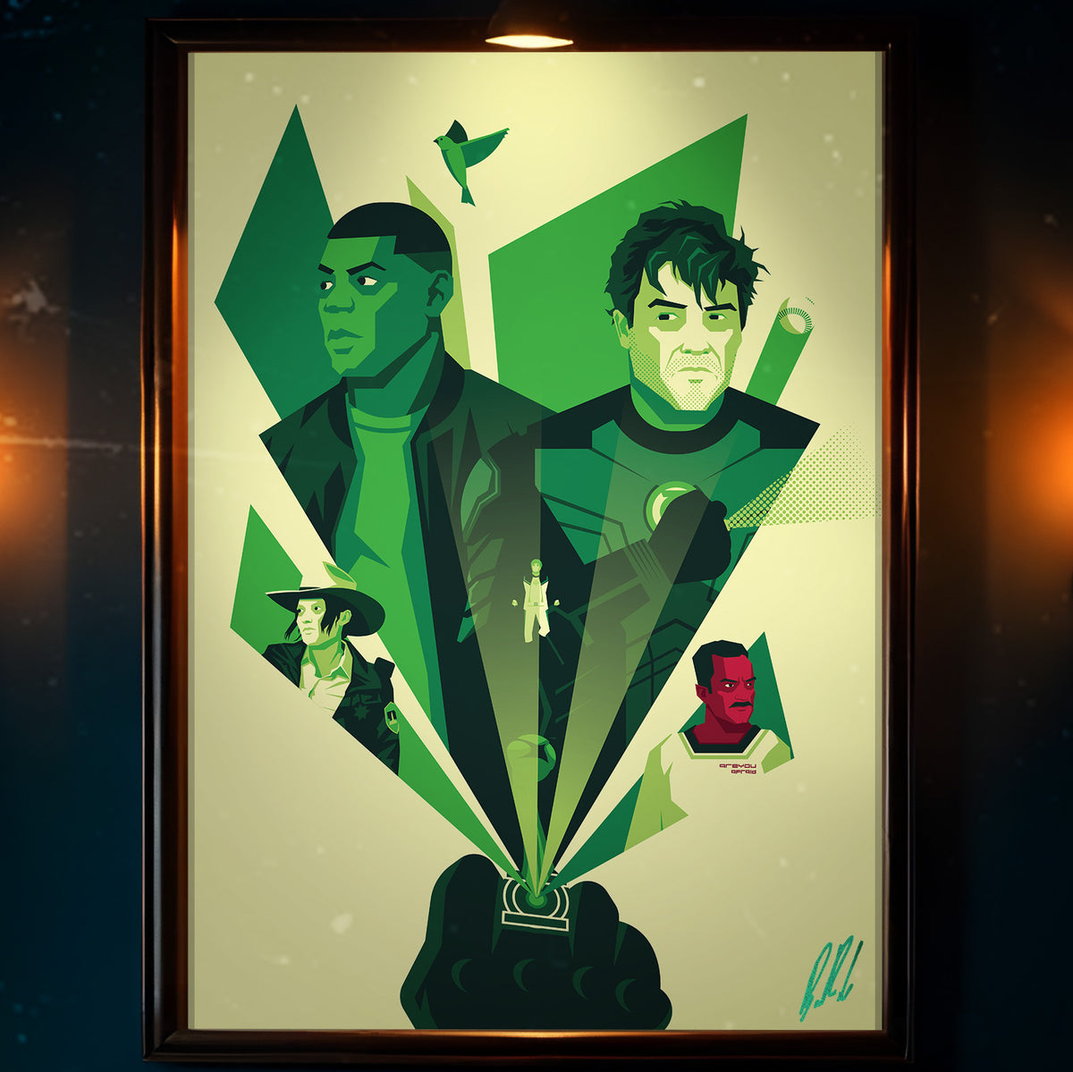 Are You Afraid? Signed Art Print