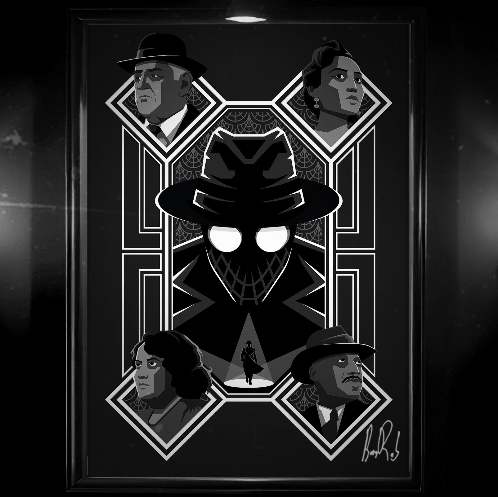 Spider-Noir Signed Art Print