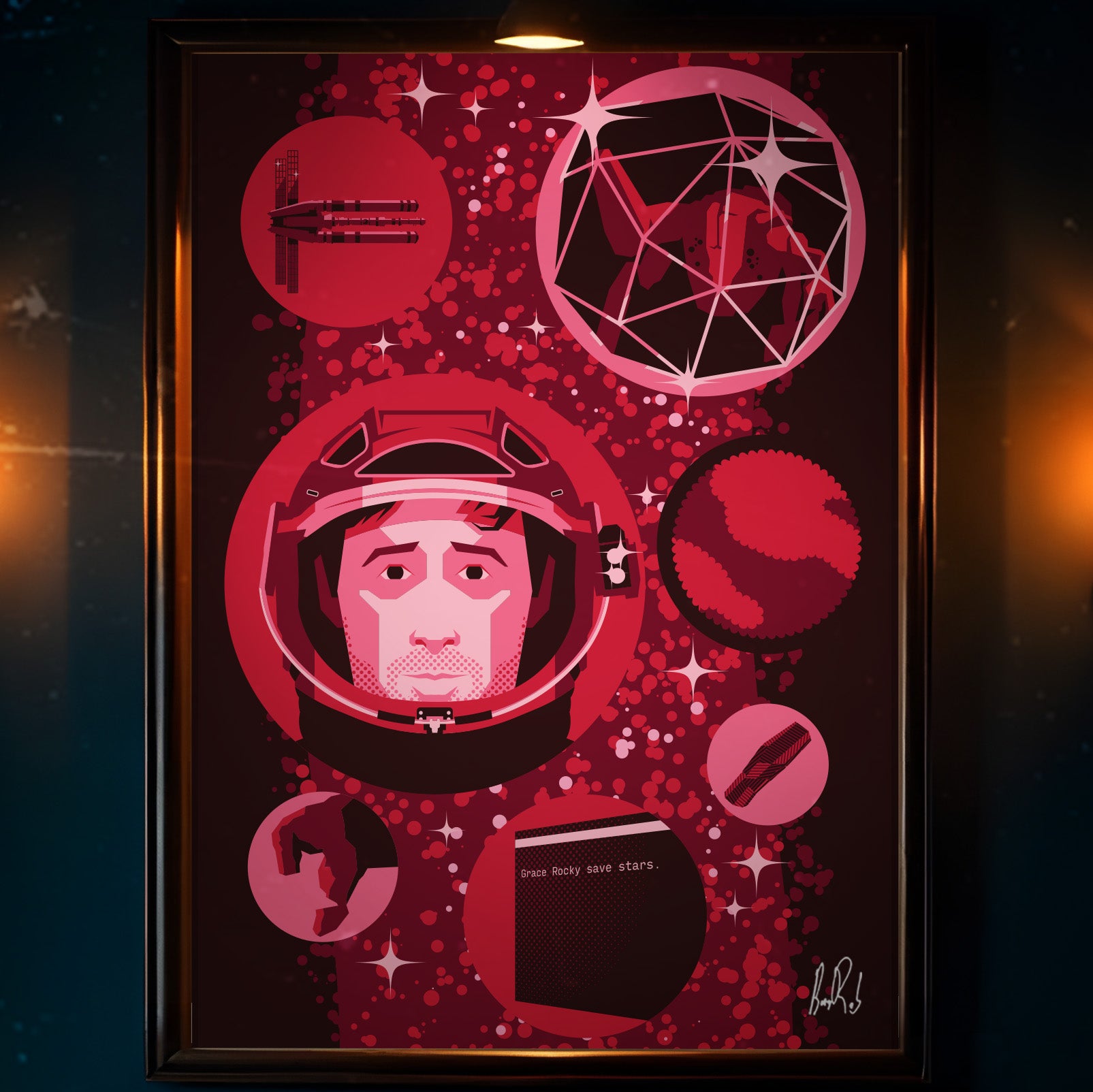 Amaze Amaze Amaze Signed Art Print
