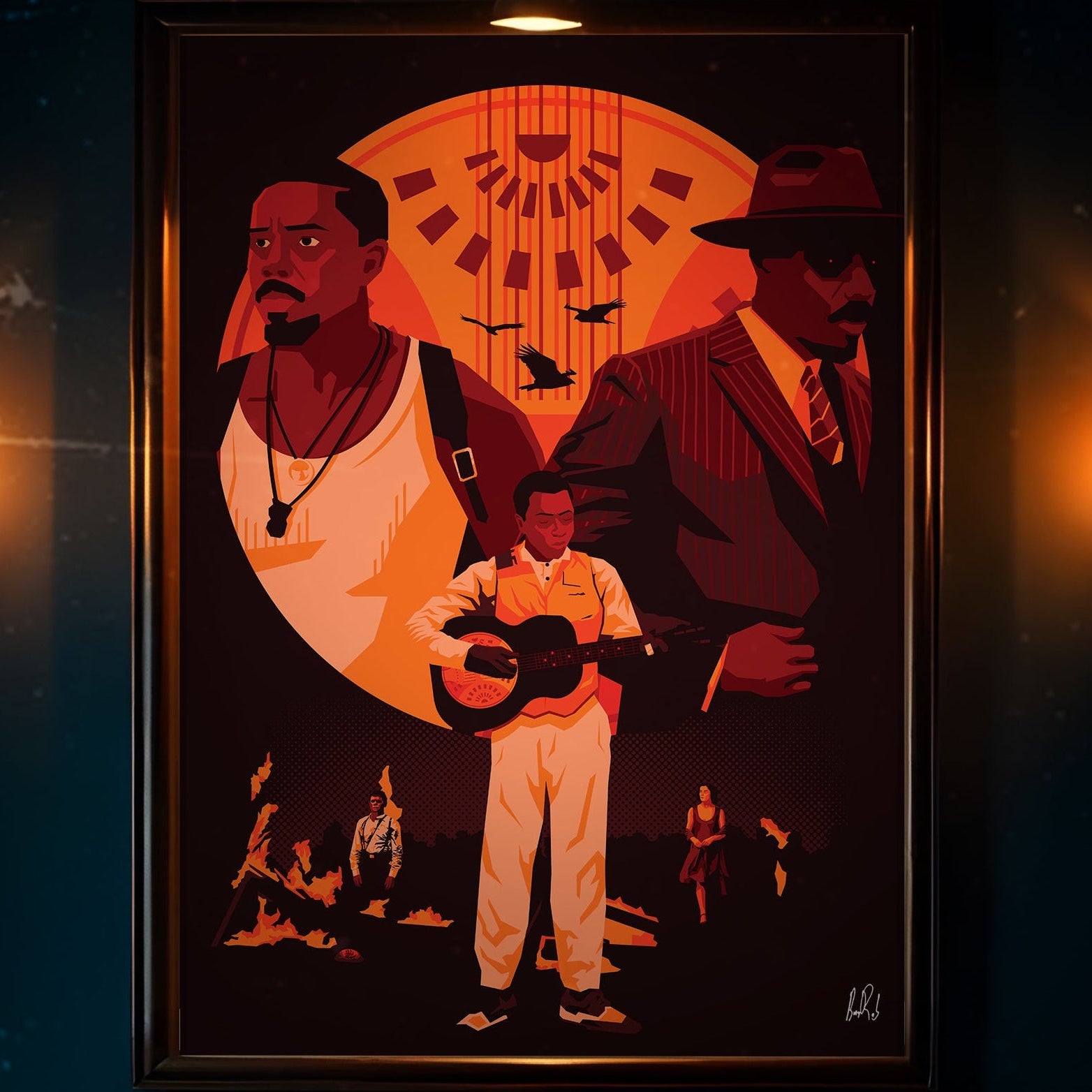 Last Time I Seen The Sun Signed Art Print