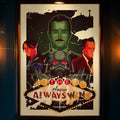 The House Always Wins Signed Art Print