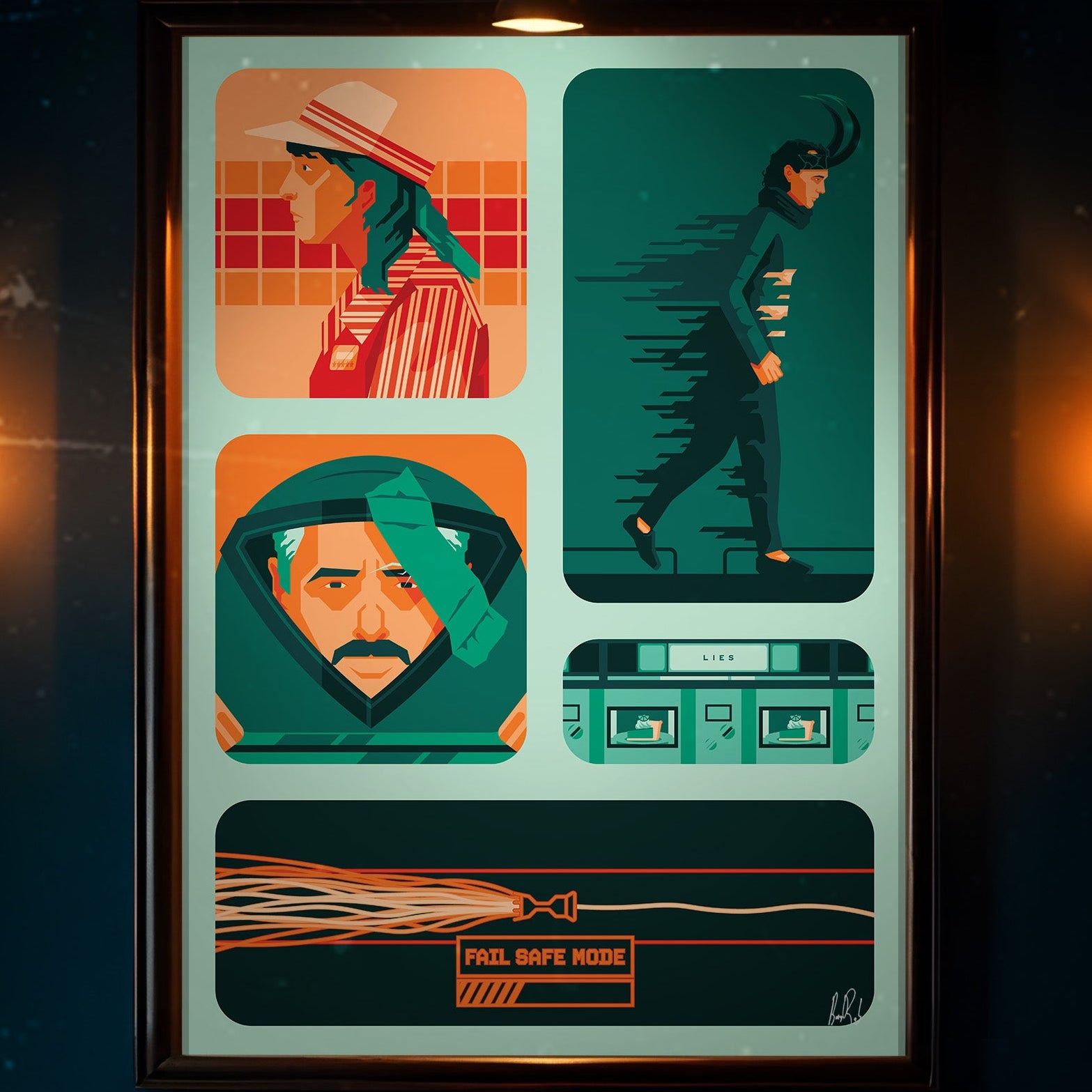 Fail Safe Mode Signed Art Print