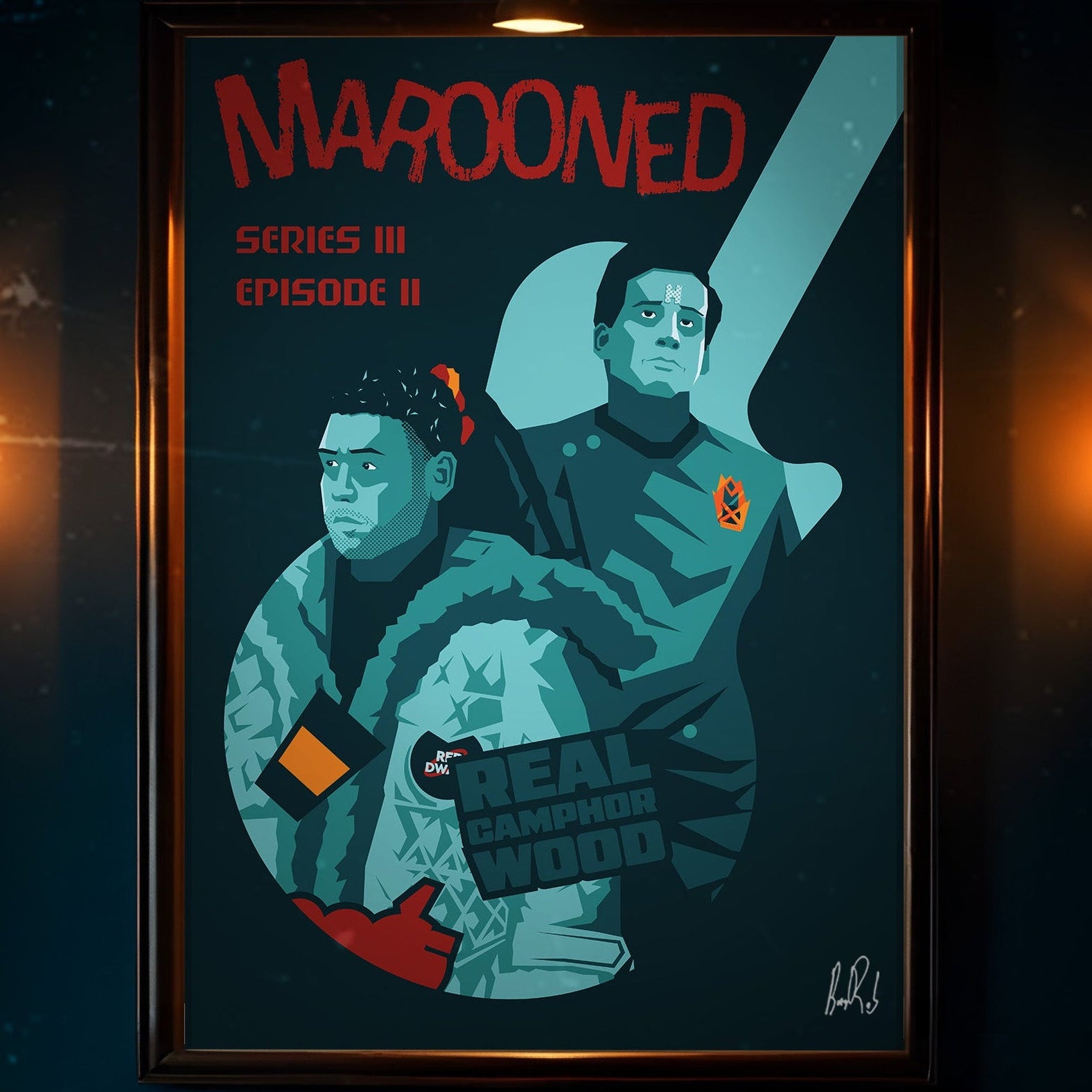 Marooned Signed Art Print