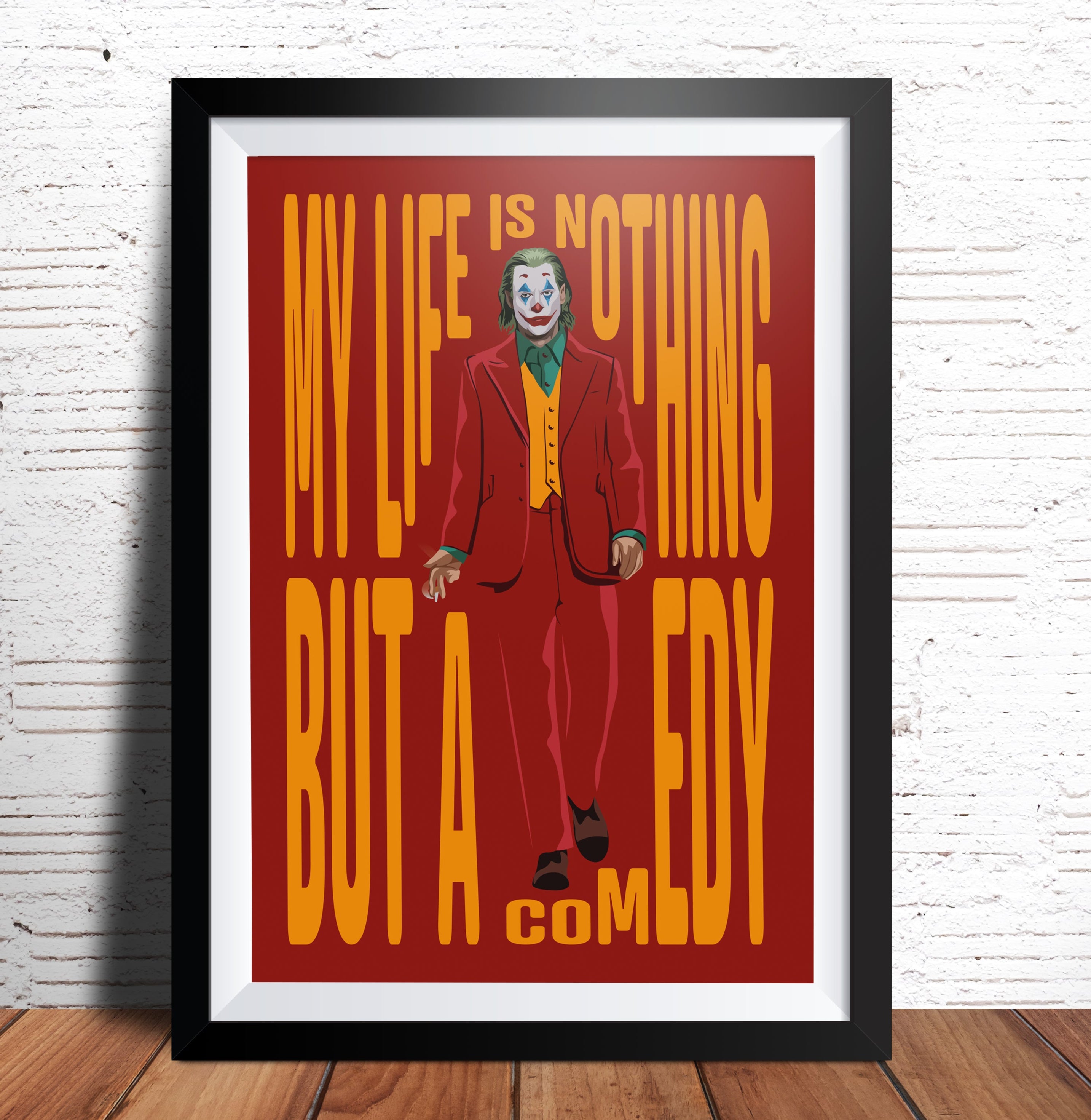 "Nothing But A Comedy" Art Print