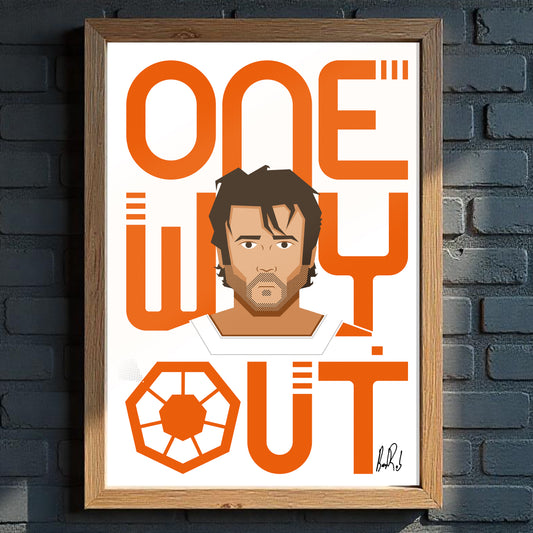 One Way Out Signed Art Print